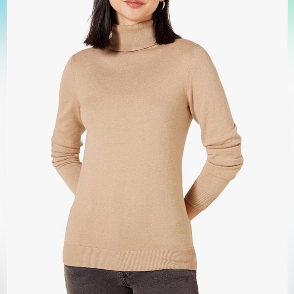 Amazon Essentials Women's Classic Lightweight Long-Sleeve Turtleneck Sweater - Picture 1 of 13
